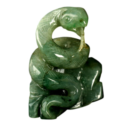 bijou serpent jade